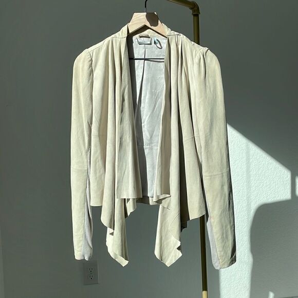 100% Suede Leather Guess by Marciano Jacket SMALL - Picture 1 of 7